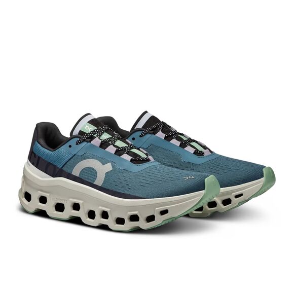 Shoes - On Cloud Women's Cloudmonster Sneakers, Dust/Vopor, Size 8.5